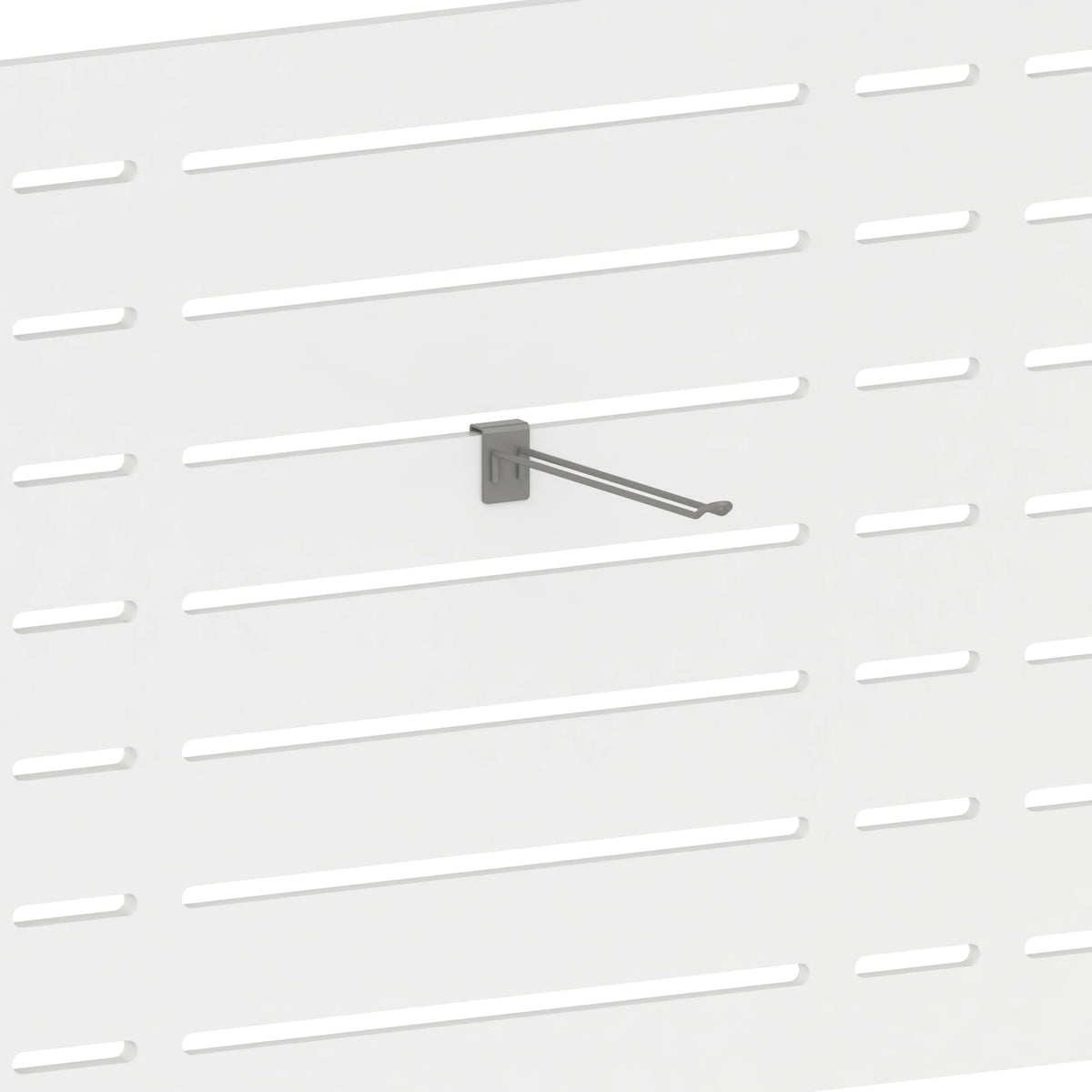 Broche 30 cm (panneau Slatwall) — coloris gris