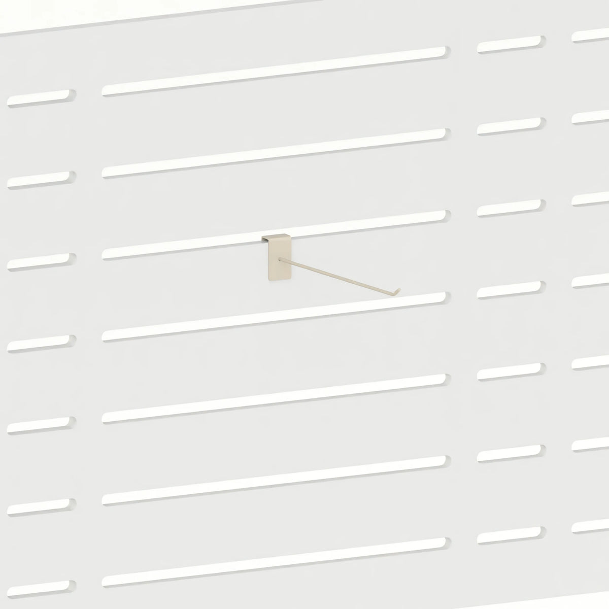 Broche à picots 30 cm (panneau Slatwall) — coloris beige