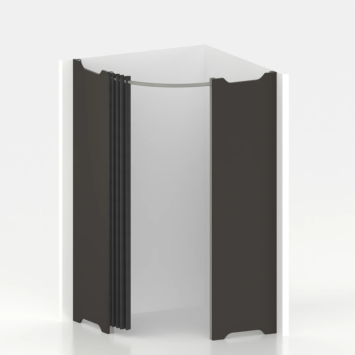 Cabine essayage d'angle Ø 120 cm