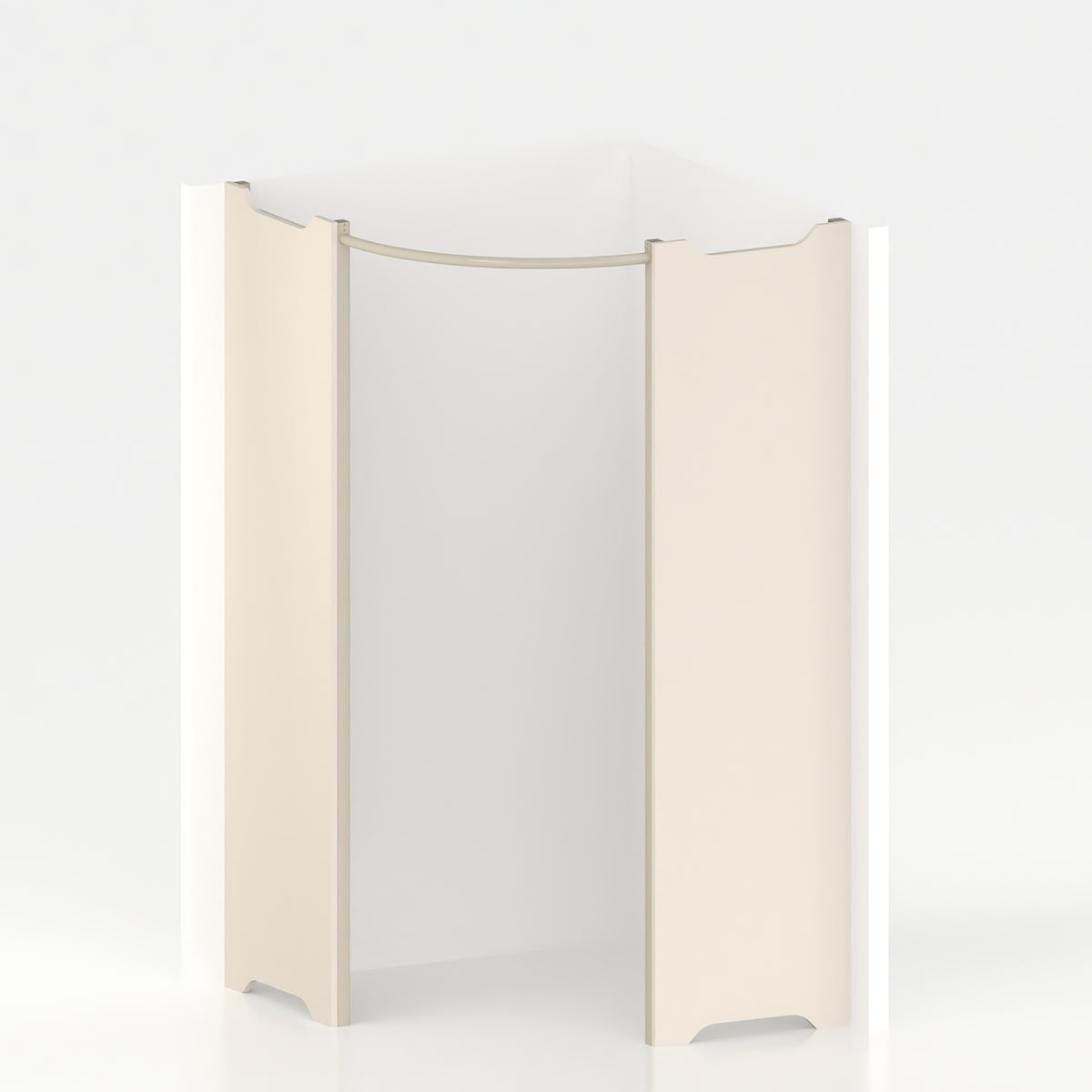 Cabine essayage d'angle Ø 120 cm
