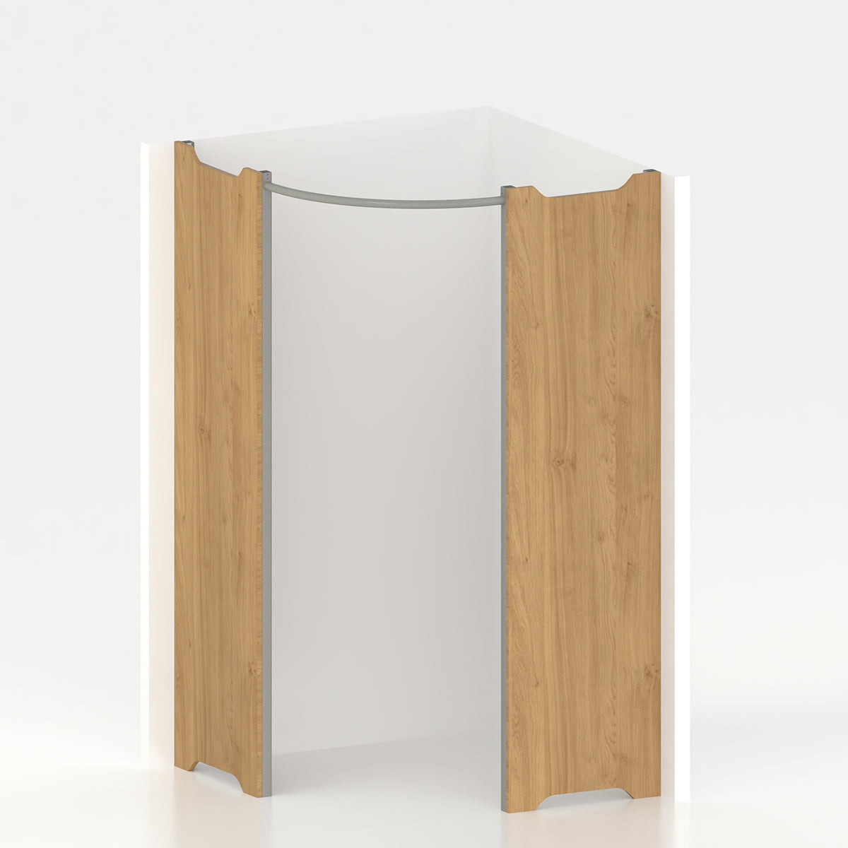 Cabine essayage d'angle Ø 120 cm