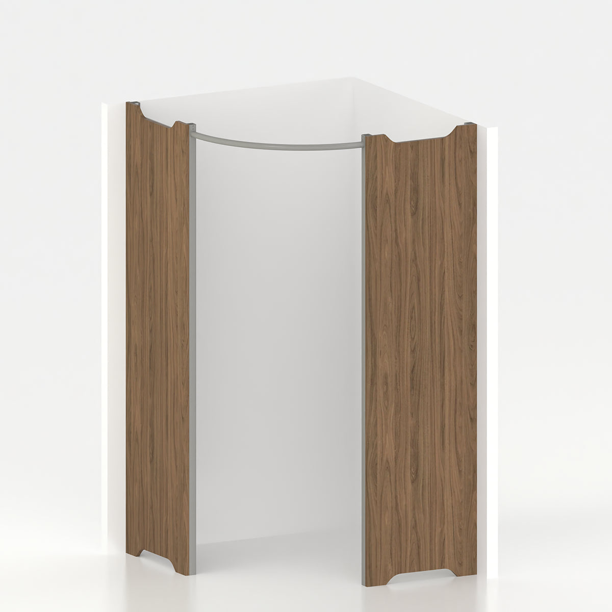 Cabine essayage d'angle Ø 120 cm