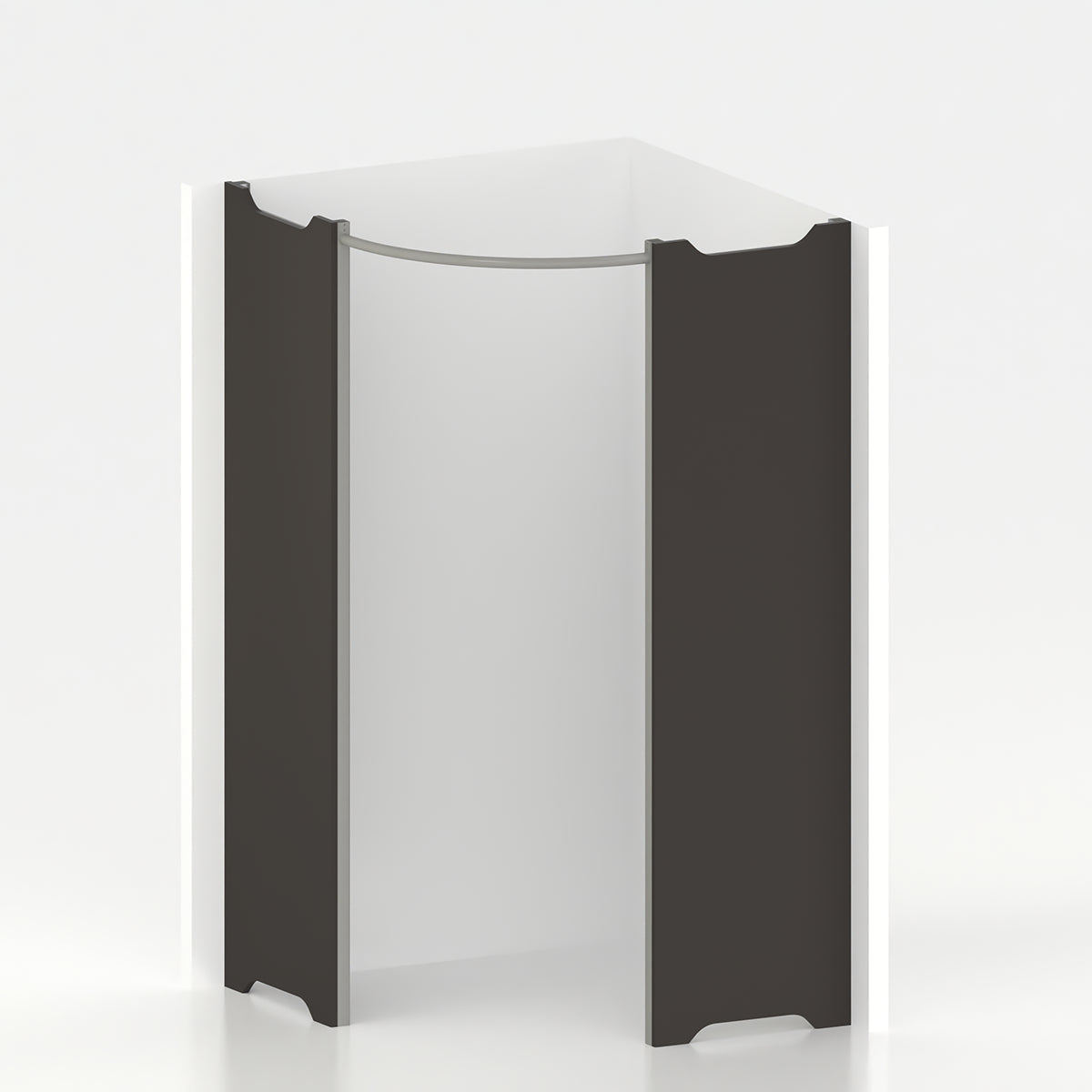 Cabine essayage d'angle Ø 120 cm