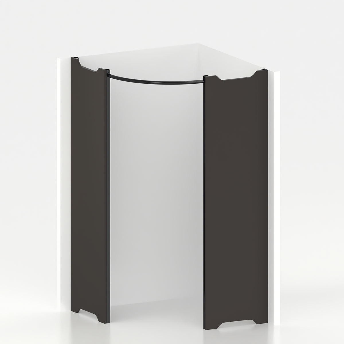 Cabine essayage d'angle Ø 120 cm