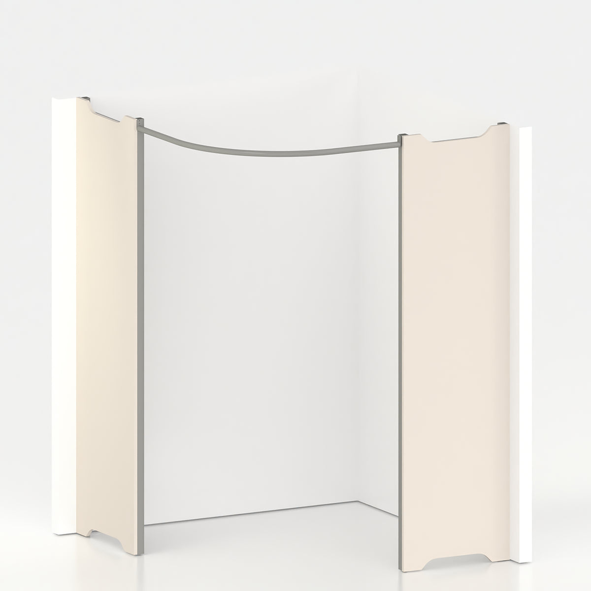 Cabine essayage d'angle PMR Ø 150 cm