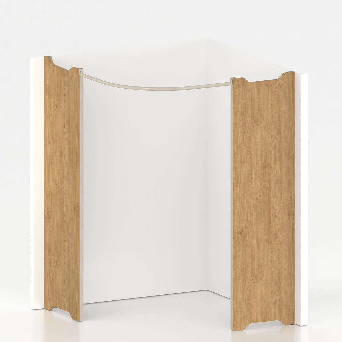 Cabine essayage d'angle PMR Ø 150 cm