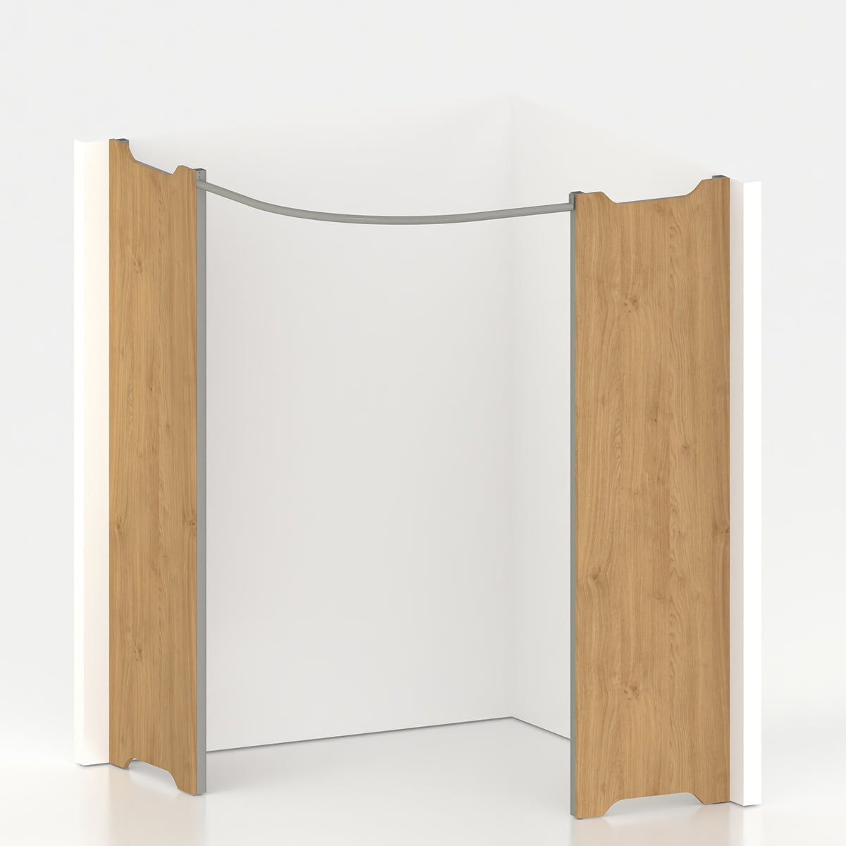 Cabine essayage d'angle PMR Ø 150 cm