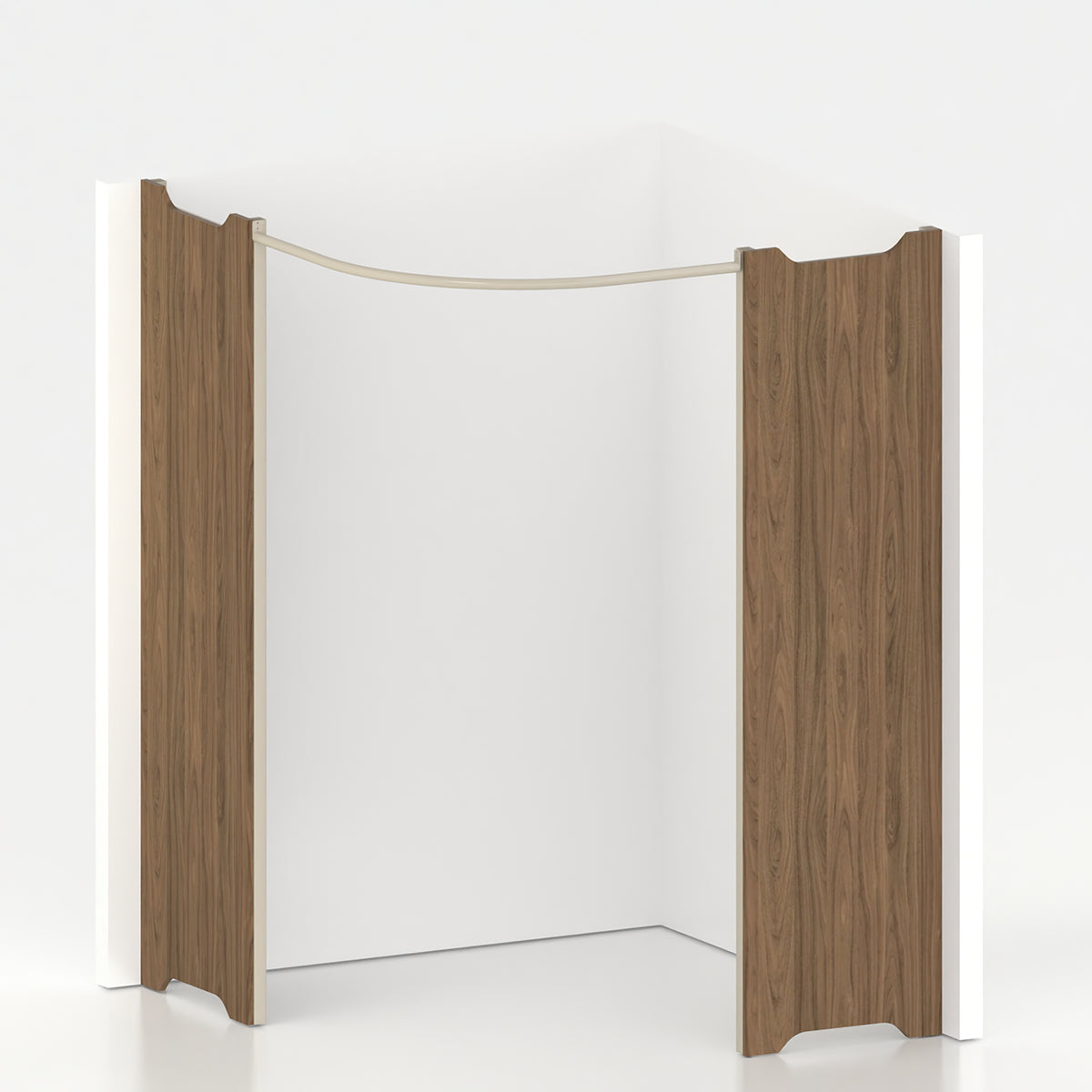 Cabine essayage d'angle PMR Ø 150 cm