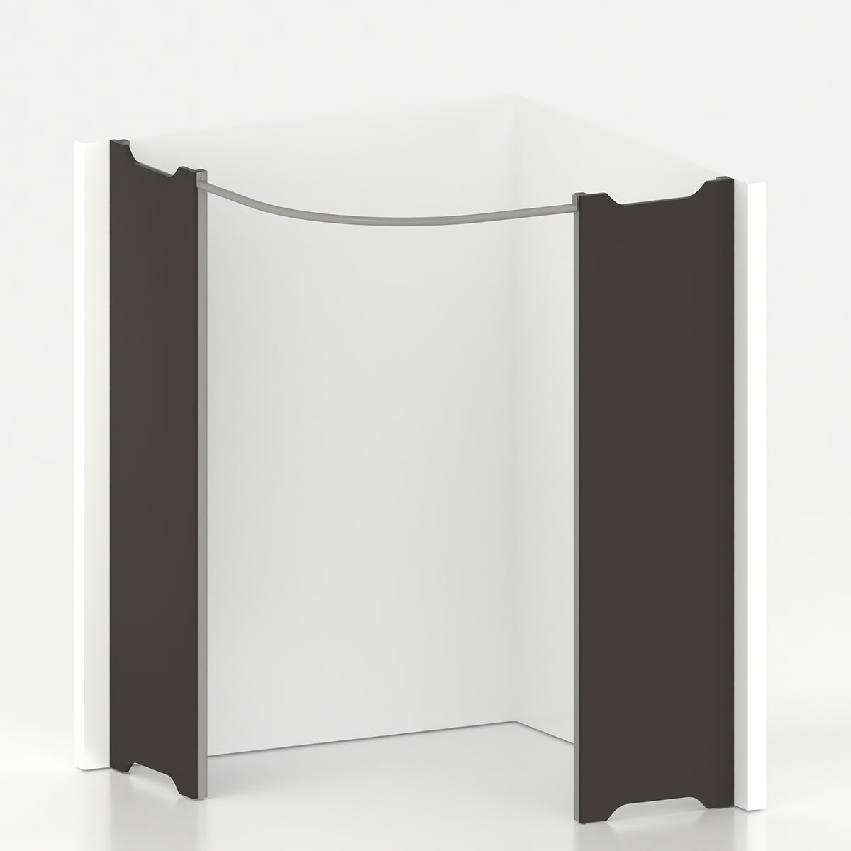 Cabine essayage d'angle PMR Ø 150 cm