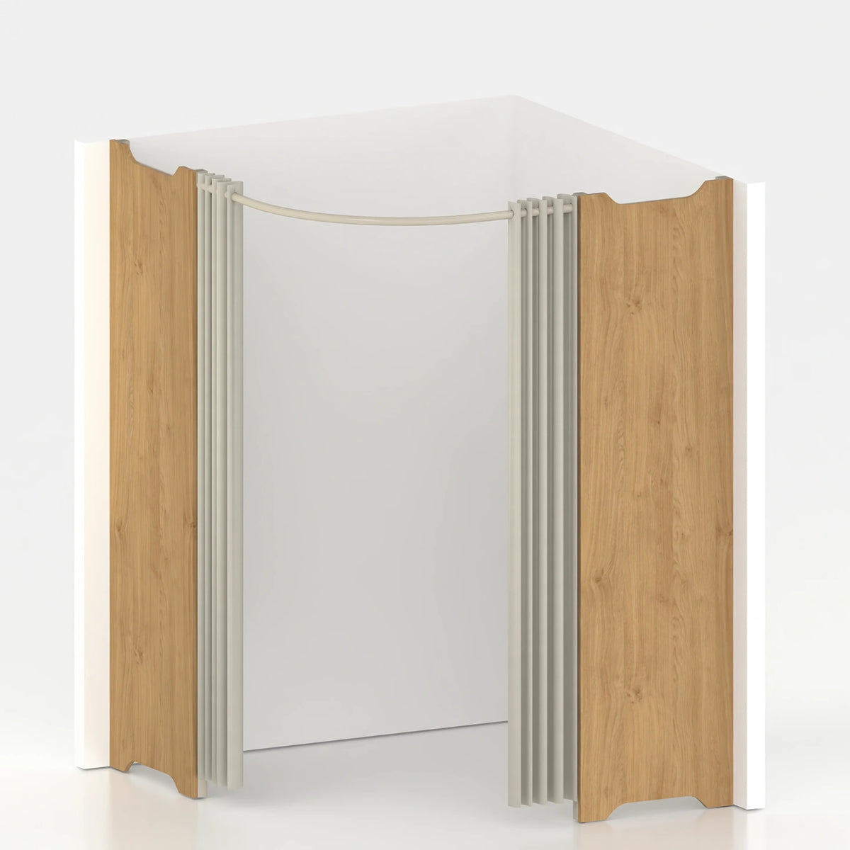 Cabine essayage d'angle PMR Ø 150 cm