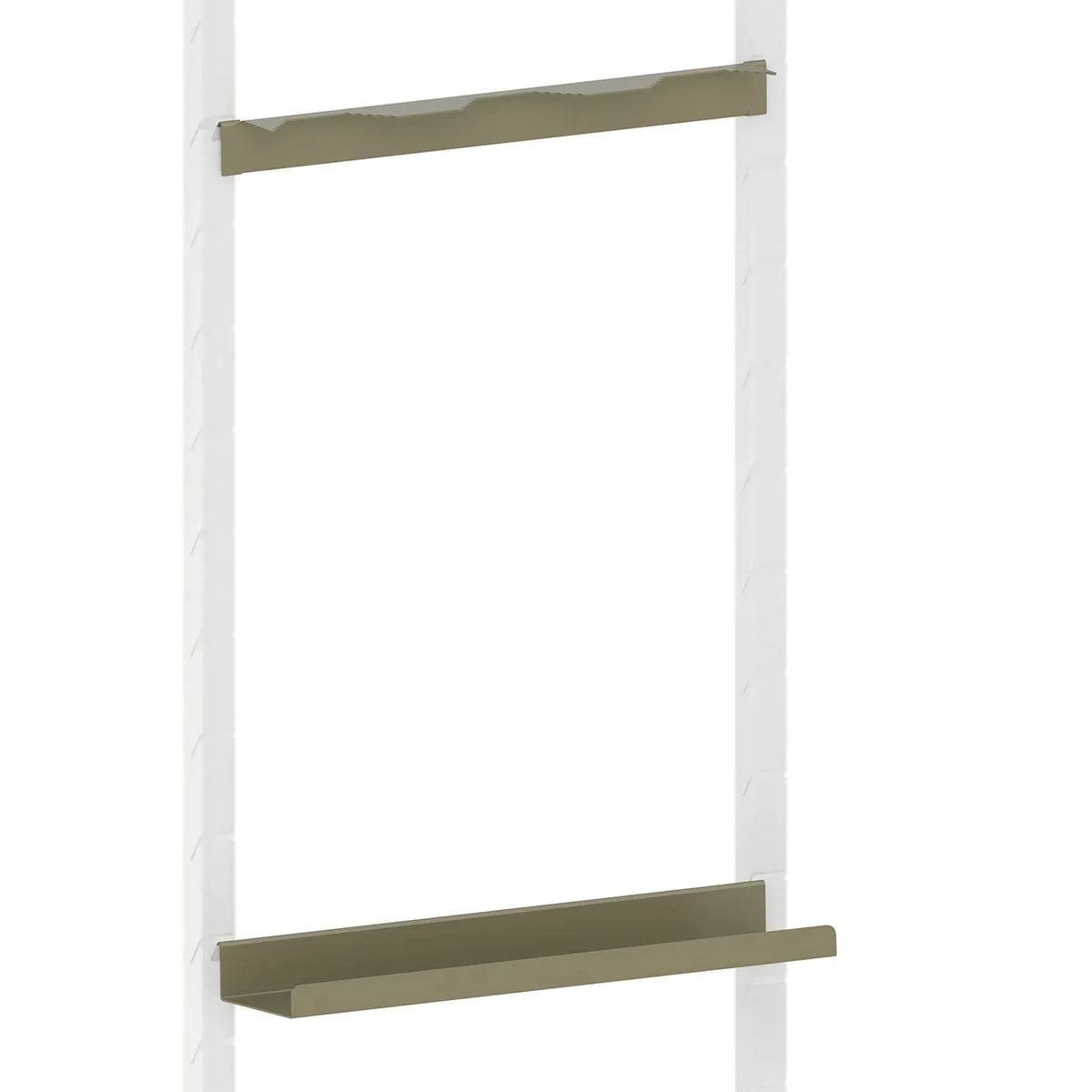 Support d'exposition pour 3 paires de skis (fixation encoche) — coloris vert kaki