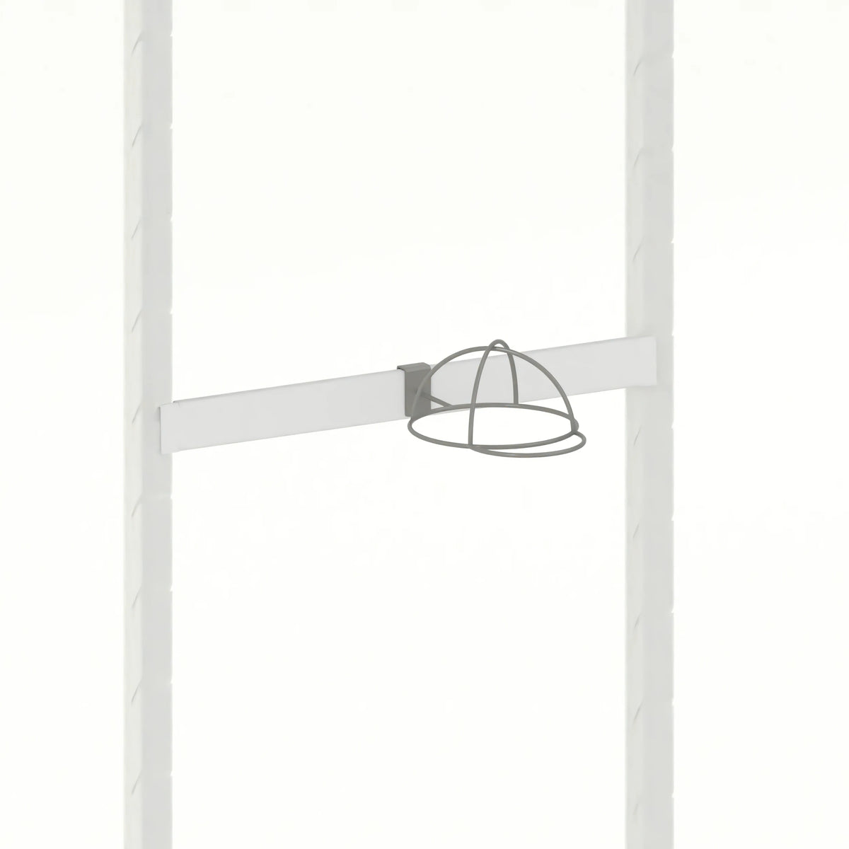 Support d'exposition pour casquette (barre de charge) — coloris gris