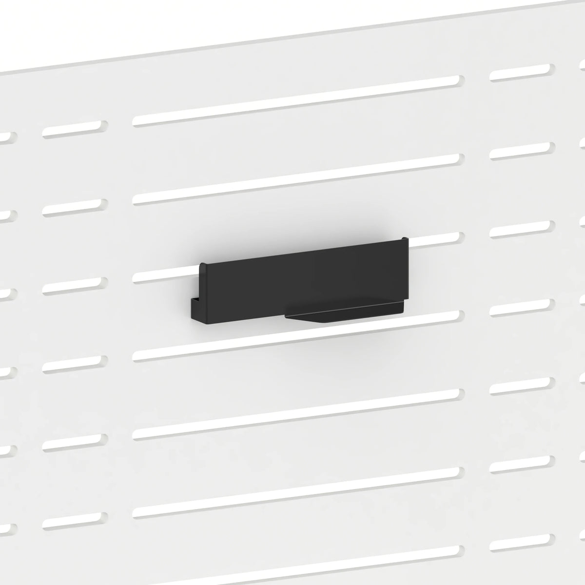 Support d'exposition pour masque (panneau Slatwall) — coloris noir