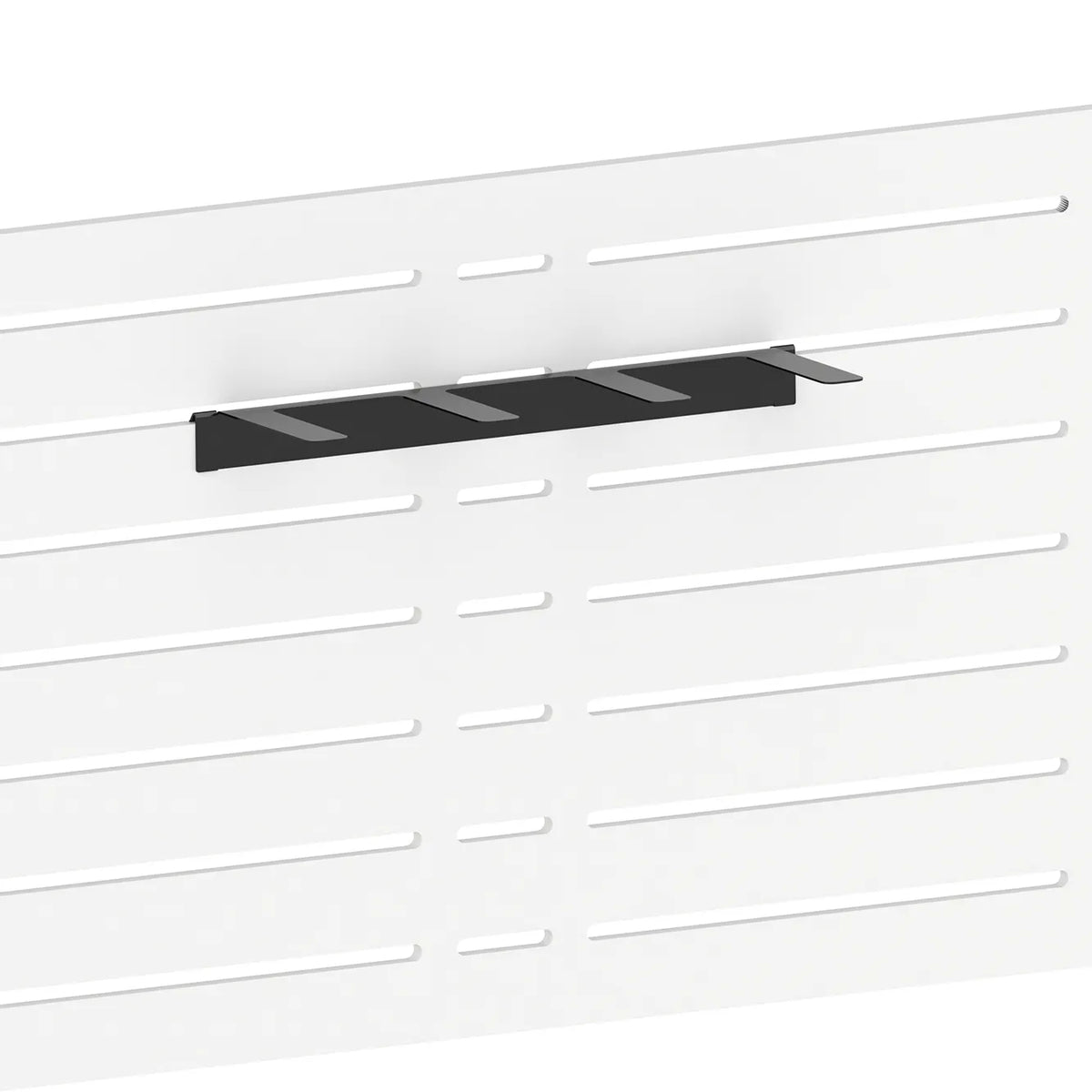 Support de stockage pour skis (panneau rainuré) — coloris noir